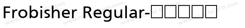 Frobisher Regular字体转换